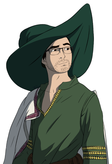 Cody Pendleton Voice Over Wizard Caricature Image